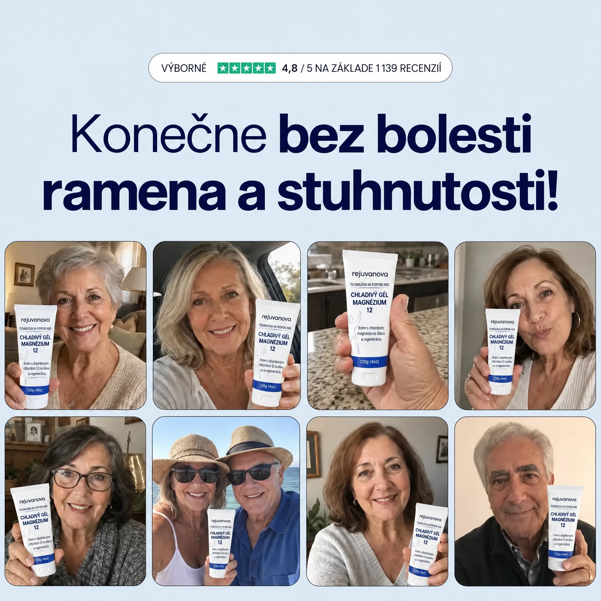 Chladivé Magnézium™ – Úľava od bolesti ramena